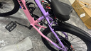 永久（FOREVER） 兒童自行車(chē)6-10歲自行車(chē)兒童單車(chē)兒童自行車(chē)小孩自行車(chē)兒童山地 車(chē)燈版|高配粉|7速+輻條輪+后座 22寸【適用身高145-165cm】 曬單實(shí)拍圖