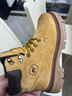 駱駝牌 經(jīng)典登山戶(hù)外大黃靴女馬丁靴戶(hù)外工裝鞋 P25W379009 沙漠黃 38 曬單實(shí)拍圖
