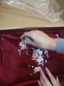 上海故事新款櫻絡(luò)刺繡女士100%羊毛圍巾送長輩媽媽生日禮物女秋冬圍脖披肩 曬單實拍圖