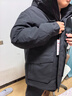鴨鴨（YAYA）王一博同款羽絨服女2025冬季最新款沖鋒外套保暖潮流工裝男女同款 黑色 XL 【建議135-150斤】 曬單實(shí)拍圖