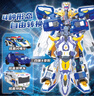展高炫卡斗士3玩具正版變形機(jī)器人汽車機(jī)甲玩具男孩兒童禮物 【 炫藍(lán)雷霆王-三合體】炫卡斗士2 曬單實(shí)拍圖