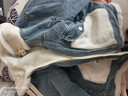 親素（KINNSU）秋冬新款加絨牛仔外套女立領(lǐng)棉衣厚外套小個(gè)子寬松冬季外套女加厚 牛仔藍 L 【115-130斤】 曬單實(shí)拍圖