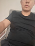 京東京造【10A抗菌】男士短袖t恤衫男女同款白小T蘇超定制 黑色XL 曬單實(shí)拍圖