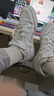 adidas FORUM LOW休閑魔術(shù)貼籃球運動(dòng)板鞋男女阿迪達斯官方三葉草 白 40.5 曬單實(shí)拍圖