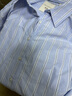 優(yōu)衣庫女裝男裝牛津紡箱型條紋襯衫/長(cháng)袖合作款新款479975 483601 479975/61水藍色 M 曬單實(shí)拍圖