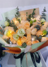 領(lǐng)香鮮花速遞香檳玫瑰花束表白送女友老婆生日禮物全國同城配送 33朵香檳玫瑰—女神款 曬單實(shí)拍圖