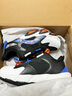 喬丹（QIAODAN）商場(chǎng)同款男大童鞋冬季新款氣墊減震跑步鞋兒童運動(dòng)鞋 黑色/電閃藍（革面款） 34碼 曬單實(shí)拍圖