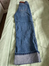UR2025冬季新款女裝復古休閑卷邊高腰直筒牛仔長(cháng)褲UWB850009 藍色 27 曬單實(shí)拍圖
