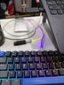 CASSDAN適用美加獅ROG魔導士Ace腹靈ATK紅龍狼蛛MelGeek磁軸機械鍵盤(pán)USB航插線(xiàn)一拖二雙8K回報率RGB數據線(xiàn) 黑色布紋編織【一拖二RGB磁軸鍵盤(pán)線(xiàn)】 1.5米 曬單實(shí)拍圖