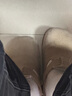 Devo的沃軟木勃肯鞋男女同款單鞋絨面復古包頭鞋情侶文藝休閑鞋 66008 黃棕反絨牛皮 38 曬單實(shí)拍圖