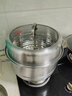 康巴赫蒸鍋不銹鋼蒸籠大容量復合底湯鍋蒸煮兩用鍋三層高蓋30cm 曬單實(shí)拍圖