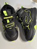 李寧童鞋兒童運動(dòng)鞋男女小童加絨保暖減震回彈高幫休閑鞋棉鞋YKNT150 【加絨】黑色/熒光新綠-5 30 曬單實(shí)拍圖