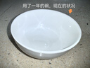晟普（shengpu）唐山骨瓷碗家用純白陶瓷飯碗微波爐米飯碗面碗湯碗粥碗吃飯碗餐具 4.5英寸奧碗標(biāo)準(zhǔn)飯碗【10個(gè)裝】 曬單實(shí)拍圖
