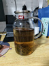 青蘋果耐熱冷水壺1.95升 可加熱茶水分離圍爐煮茶壺 大容量玻璃涼水壺  曬單實(shí)拍圖
