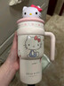 旺佰福三麗鷗凱蒂貓保溫杯女生吸管水杯便攜大容量杯子女士圣誕生日禮物 Hellokitty700ml【正版聯(lián)名 京倉速發(fā)】 曬單實(shí)拍圖