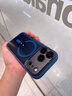 鯨咖金屬鏡頭新款17手機殼適用iphone17promax新品透明磁吸蘋果16pro全包防摔air情侶ip17深藍色潮牌男 半透深藍色-磁吸款【萊卡金屬鏡頭】 iPhone 17 Pro Max 曬單實拍圖
