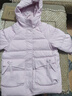 巴拉巴拉童裝兒童面包羽絨服女大童2024冬裝甜美肌理連帽外套208424107017 曬單實(shí)拍圖