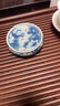 陶羽仿古青花滿(mǎn)堂荷趣蓋置茶壺蓋托陶瓷功夫茶具配件家用小壺承茶杯墊 仿古青花--滿(mǎn)堂荷趣蓋置 曬單實(shí)拍圖