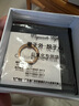 CENTURY& KINDLE滿天星情侶戒指一對戒刻字小眾設計簡約時尚潮流送女朋友生日禮物 (玫瑰金色)素圈+滿天星 一對【備注顏色及圈號】 曬單實拍圖
