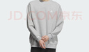 adidas情侶款休閑加絨圓領(lǐng)長(cháng)袖衛衣套頭衫男女阿迪達斯官方輕運動(dòng) 中麻灰 M 曬單實(shí)拍圖