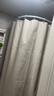 弘陸浴室仿亞麻浴簾弧形隔斷簾洗澡間隔斷門(mén)簾防水淋浴簾加厚簾 曬單實(shí)拍圖