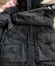 JEEP SPIRIT大碼男裝冬季工裝羽絨服男胖子寬松加肥加大防風(fēng)防水保暖連帽外套 5277-黑色 【新國標白鴨絨】 XL 建議140斤-165斤 曬單實(shí)拍圖