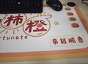 RICH YOUR HOME德國品質(zhì)加熱鼠標墊超大暖桌墊辦公室桌面暖手墊防水冬天學(xué)生寫(xiě)字加熱桌墊心想柿橙[80*33CM]三檔調溫+定時(shí)斷電 曬單實(shí)拍圖
