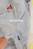 白鹿語(yǔ)氣質(zhì)繡花泡泡袖連衣裙2025夏季新款流蘇系帶花邊短裙 藍色  M  曬單實(shí)拍圖