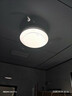 美的（Midea）吊扇燈一體風(fēng)扇燈餐廳客廳臥室led隱形扇護眼48w燈具熟睡風(fēng)包安裝 曬單實(shí)拍圖