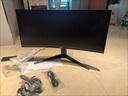 華碩VG34WQML5A 34英寸電競顯示器2K WQHD曲面帶魚屏HVA 250Hz高刷HDR400 95%DCI-P3廣色域HDMI2.1 曬單實(shí)拍圖