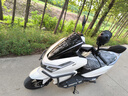 飛鷹 NPX150燃油兩輪踏板摩托車(chē) 雙碟剎智能運動(dòng)通勤 護杠白色至尊版 曬單實(shí)拍圖