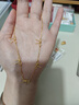 曼卡龍黃金項鏈女計價(jià) 迷你蝴蝶結五花項鏈足金自營(yíng) 禮物 送女友 曬單實(shí)拍圖