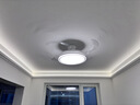 惠普隱形風(fēng)扇燈客廳餐廳靜音吊扇燈 2025年新款家用一體電扇吊燈具 光韻-1級能效52寸吸頂款-智控 曬單實(shí)拍圖