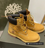 添柏嵐（Timberland）官方踢不爛女鞋經(jīng)典大黃靴戶(hù)外防潑水防污皮革高幫馬丁靴 10361W/小麥色 37 推薦小半碼 內長(cháng)230mm 曬單實(shí)拍圖