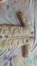 婧麒（JOYNCLEON）嬰兒連體衣新生兒衣服秋冬保暖夾棉哈衣滿(mǎn)月寶寶內(nèi)衣純棉連體衣 大樹(shù)粉【優(yōu)選精梳棉】 73cm 曬單實(shí)拍圖