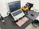 易漫電競桌臺式電腦桌加厚二段式游戲辦公學(xué)習書(shū)桌機械臂FPS玩家福星 曬單實(shí)拍圖