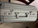 美旅箱包行李箱20英寸簡(jiǎn)約時(shí)尚拉桿箱男女旅行箱框架箱銀色NH7密碼箱包 曬單實(shí)拍圖