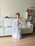 旗鉑漢服女童春秋2025中秋新款兒童國風(fēng)超仙連衣裙 無盡浮華長袖 120 曬單實(shí)拍圖