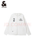 杰克·瓊斯（JACK&JONES）NBA聯(lián)名胸前字母膠印舒適百搭休閑連帽防曬夾克外套男裝2252SP002 A42奶白 L 曬單實(shí)拍圖