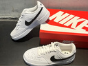 耐克男子透氣平底運動(dòng)鞋冬季板鞋NIKE COURT VISION LOW DH2987 101白色/黑/白色 42 曬單實(shí)拍圖