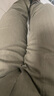 無(wú)印良品（MUJI） 男式橫豎彈力人字紋工裝褲男士長(cháng)褲子25年秋季男裝寬松休閑 深綠色 S （165/72A） 曬單實(shí)拍圖