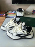 黛西法羅【刀郎 王勉同款】火箭001白黑情侶款透氣面包鞋百搭運動(dòng)鞋 小香風(fēng)白黑色 41 曬單實(shí)拍圖