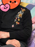 金兔品牌高檔100%純羊毛衫女本命年紅毛衣中老年女媽媽裝秋冬季打底衫 黑色 厚款 【100%純羊毛】 2XL 【建議130-150斤】 曬單實拍圖