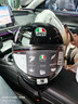 AGV K6S碳芳綸纖維大尾翼摩托車(chē)頭盔機車(chē)全盔賽車(chē)男女四季通風(fēng)3C BLACK（亮黑） XL（適合59-60頭圍） 曬單實(shí)拍圖