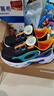 特步童鞋兒童跑步鞋男童中大童透氣休閑旋鈕扣運動(dòng)鞋耐磨防滑跑步鞋 黑/橙黃色/紫外光 37 曬單實(shí)拍圖