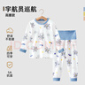 貝肽斯兒童睡衣套裝春秋2025新款男童女童寶寶家居服純棉長(zhǎng)袖A類(lèi) 曬單實(shí)拍圖