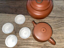 覓陶建水紫陶茶壺復燒漢瓦壺泡茶壺李昊全純手工素壺大口石瓢壺精品 復燒漢瓦壺（送藤墊） 210ml 曬單實(shí)拍圖