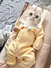巴拉巴拉童裝嬰兒連體衣輕薄羽絨服寶寶衣服2025冬裝抱衣爬服男童女童萌趣 黃色雪人-白鴨絨 80 cm-充絨量41g 曬單實(shí)拍圖