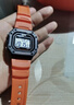卡西歐（CASIO） 卡西歐(CASIO)小方塊數顯電子表狂飆安欣同款男防水學(xué)生運動(dòng)手表 W-218H-4B紅色表帶 曬單實(shí)拍圖