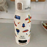 孕貝便攜式恒溫杯 恒溫水壺燒水杯嬰兒外出沖奶保溫杯恒溫水杯500ml 曬單實(shí)拍圖